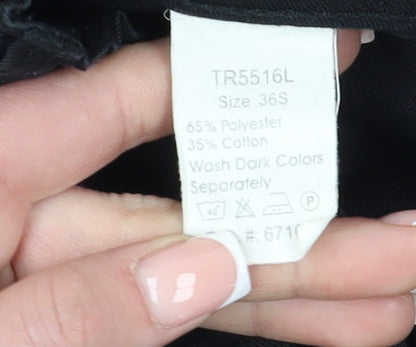 Veltuff Men's Black Cargo Trousers, Size 36