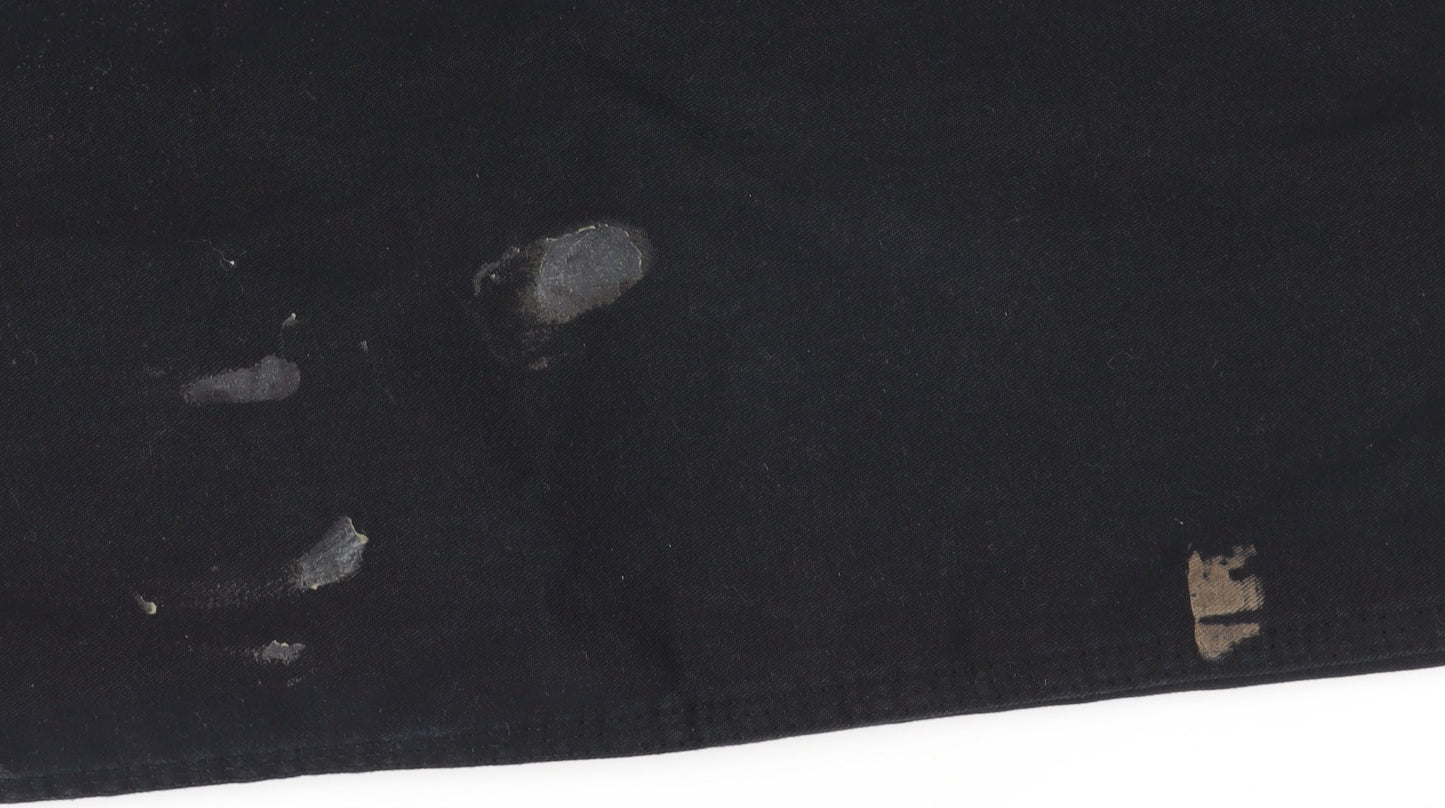 Veltuff Men's Black Cargo Trousers, Size 36