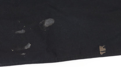 Veltuff Men's Black Cargo Trousers, Size 36