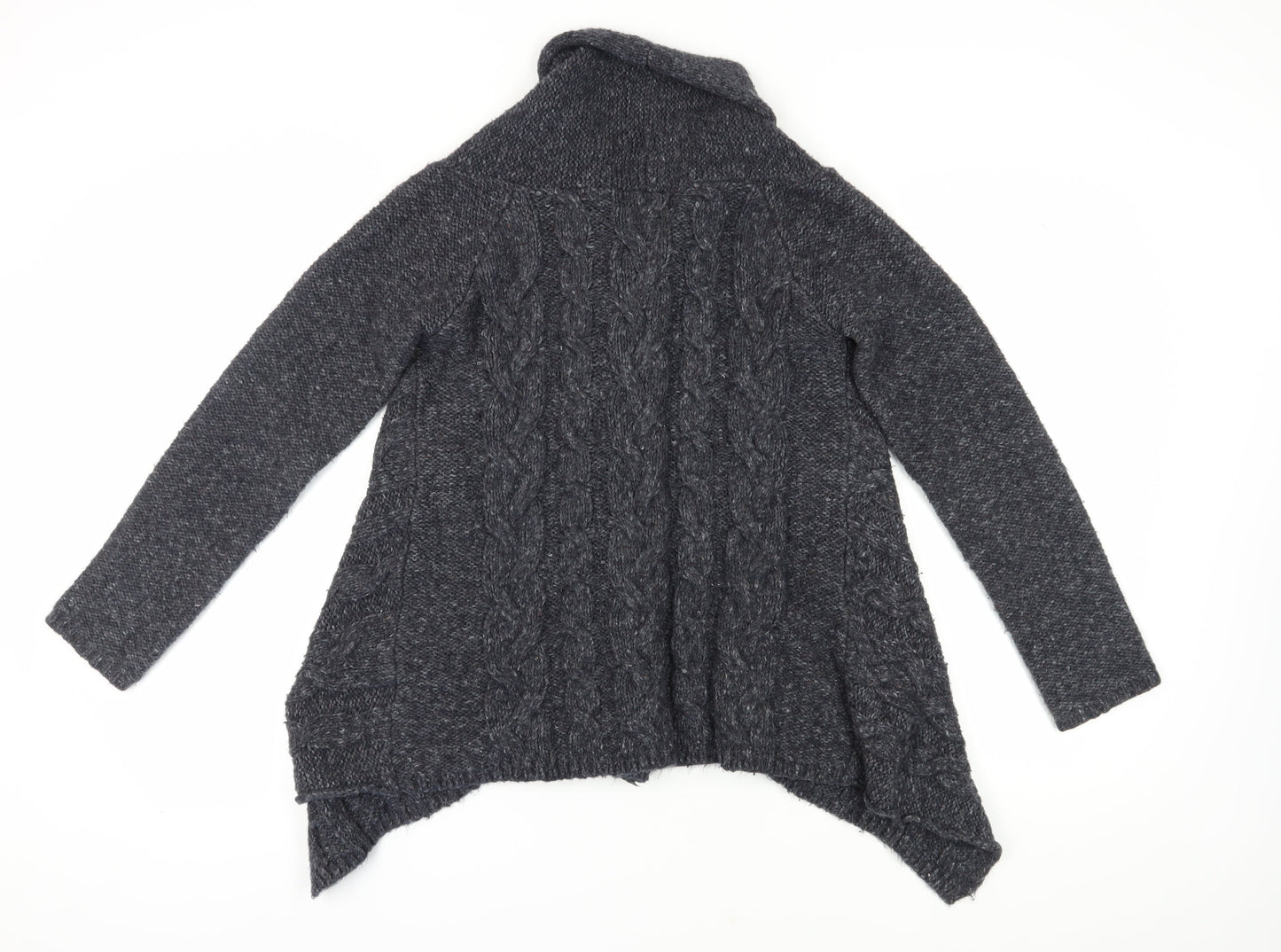 Womens UK Size M NEXT Grey Cardigan Jumper