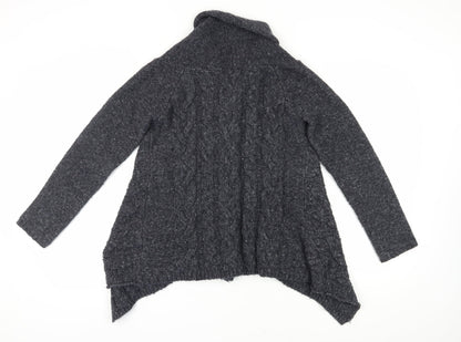 Womens UK Size M NEXT Grey Cardigan Jumper