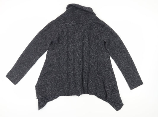 Womens UK Size M NEXT Grey Cardigan Jumper