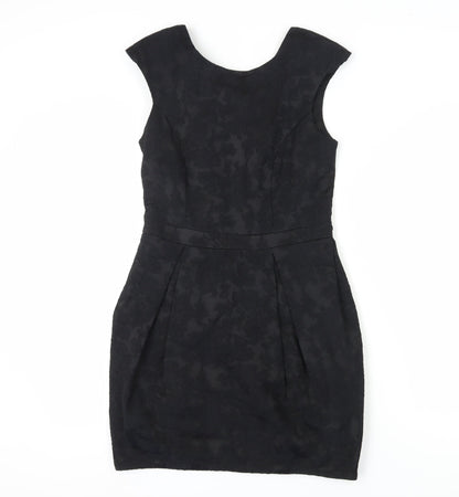 River Island Black Sheath Dress, Size 10, Party