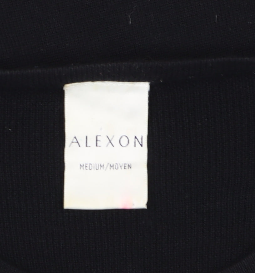 Womens UK Size M Alexon Black Pullover Jumper