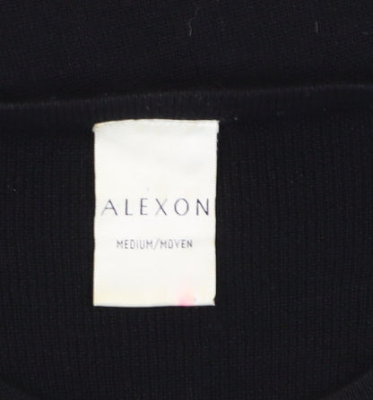 Womens UK Size M Alexon Black Pullover Jumper