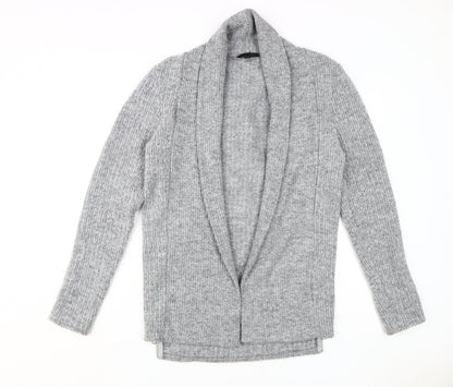 Womens UK Size S River Island Grey Cardigan Jumper