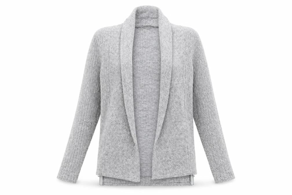 Womens UK Size S River Island Grey Cardigan Jumper