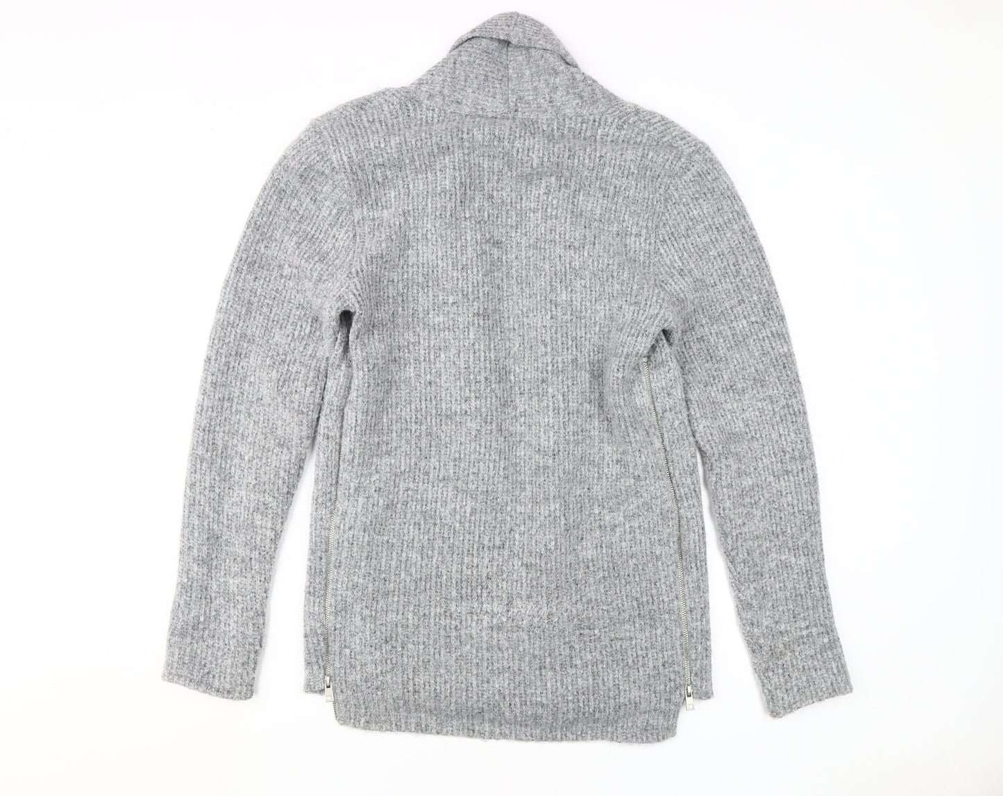 Womens UK Size S River Island Grey Cardigan Jumper