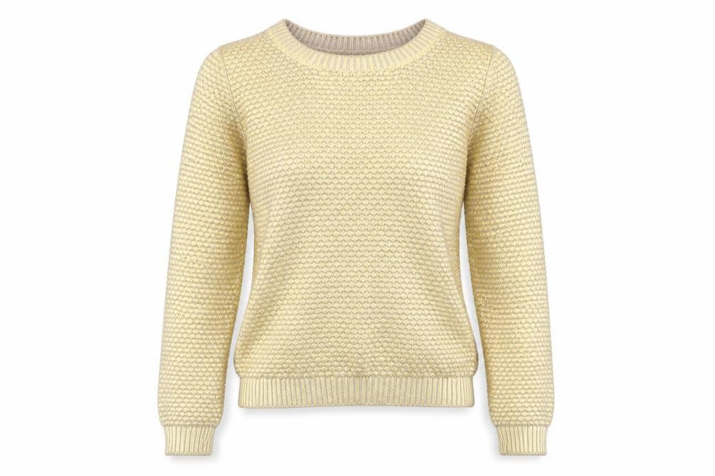 Womens UK Size XS H&M Gold Pullover Jumper