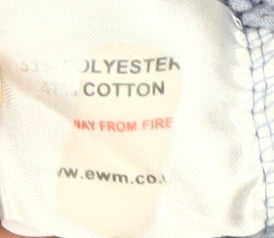 Isle Women's Blue Paisley T-Shirt, L, Classic Casual