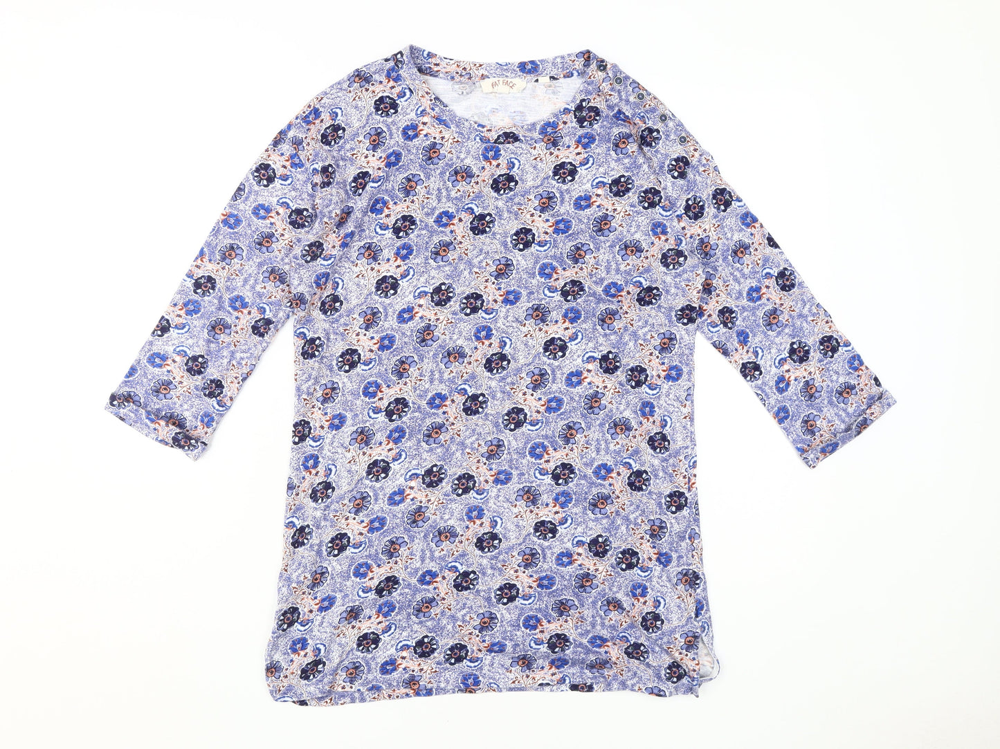 Womens UK Size UK 8 Fat Face Multicoloured Basic T-Shirt