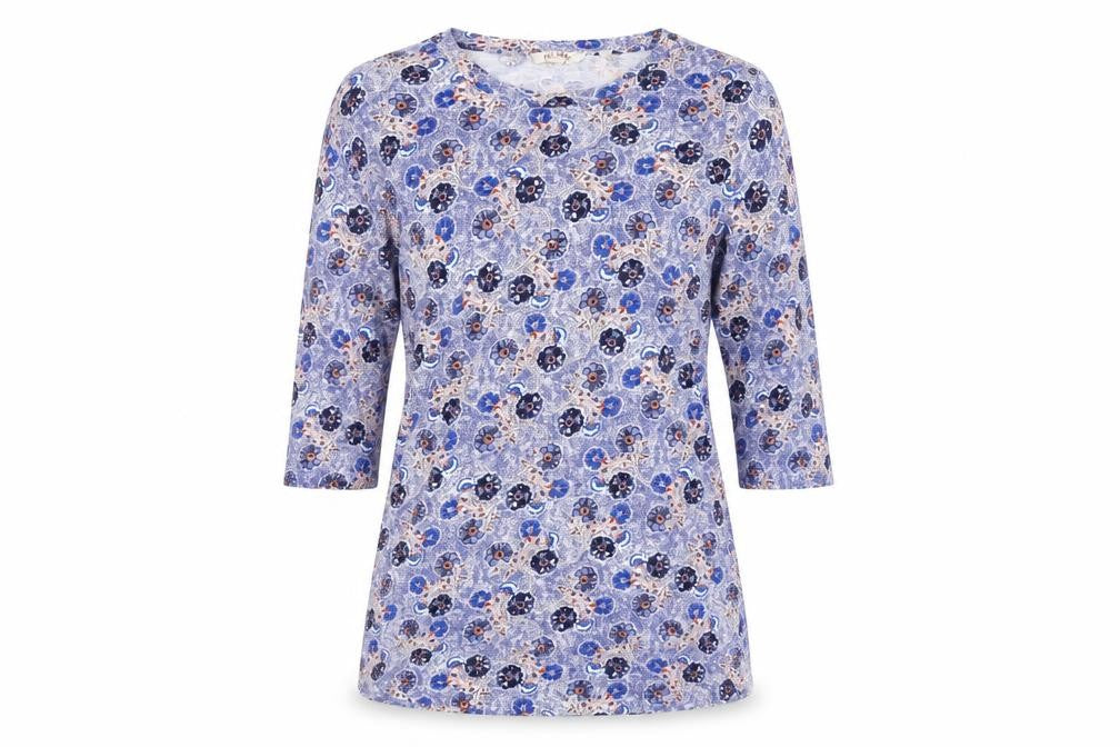 Womens UK Size UK 8 Fat Face Multicoloured Basic T-Shirt