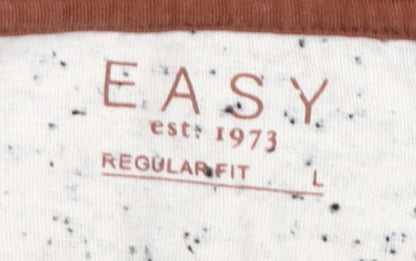 Mens UK Size L Easy Multicoloured  T-Shirt