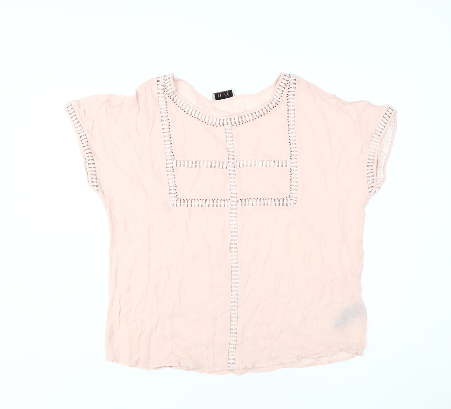 Womens UK Size 14 Marks and Spencer Pink  Blouse