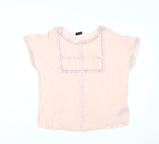 Womens UK Size 14 Marks and Spencer Pink  Blouse