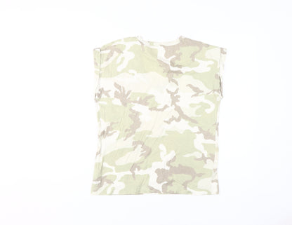 GAP Women’s Beige Camouflage XS T-Shirt