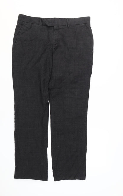 Mens UK Size 52 Calvin Klein   Black Trousers