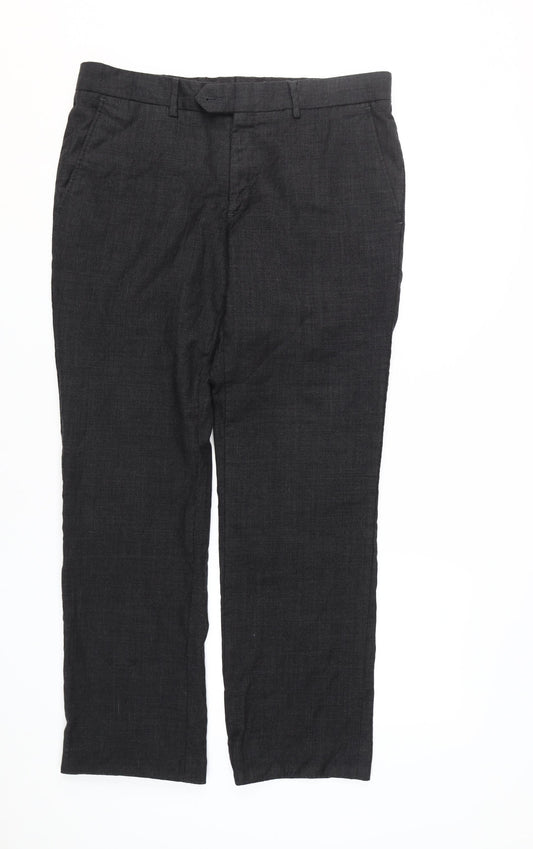 Mens UK Size 52 Calvin Klein   Black Trousers