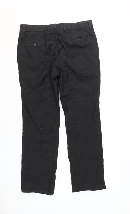 Mens UK Size 52 Calvin Klein   Black Trousers
