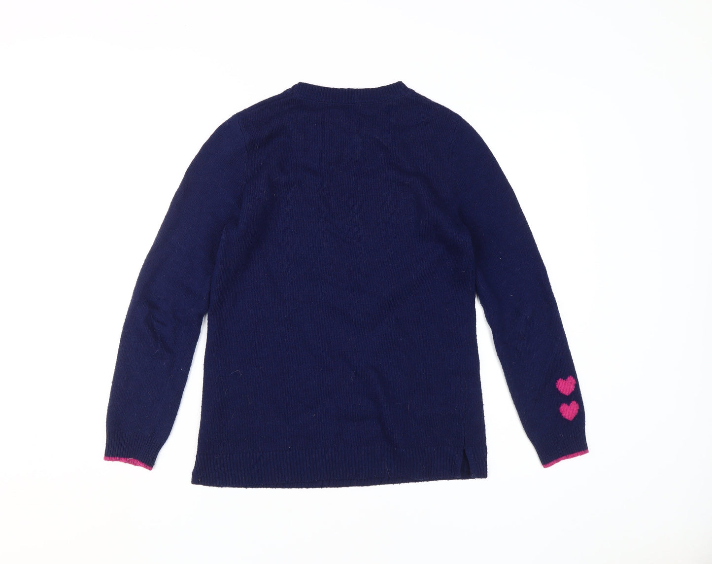 Womens UK Size S Oasis Blue Pullover Jumper