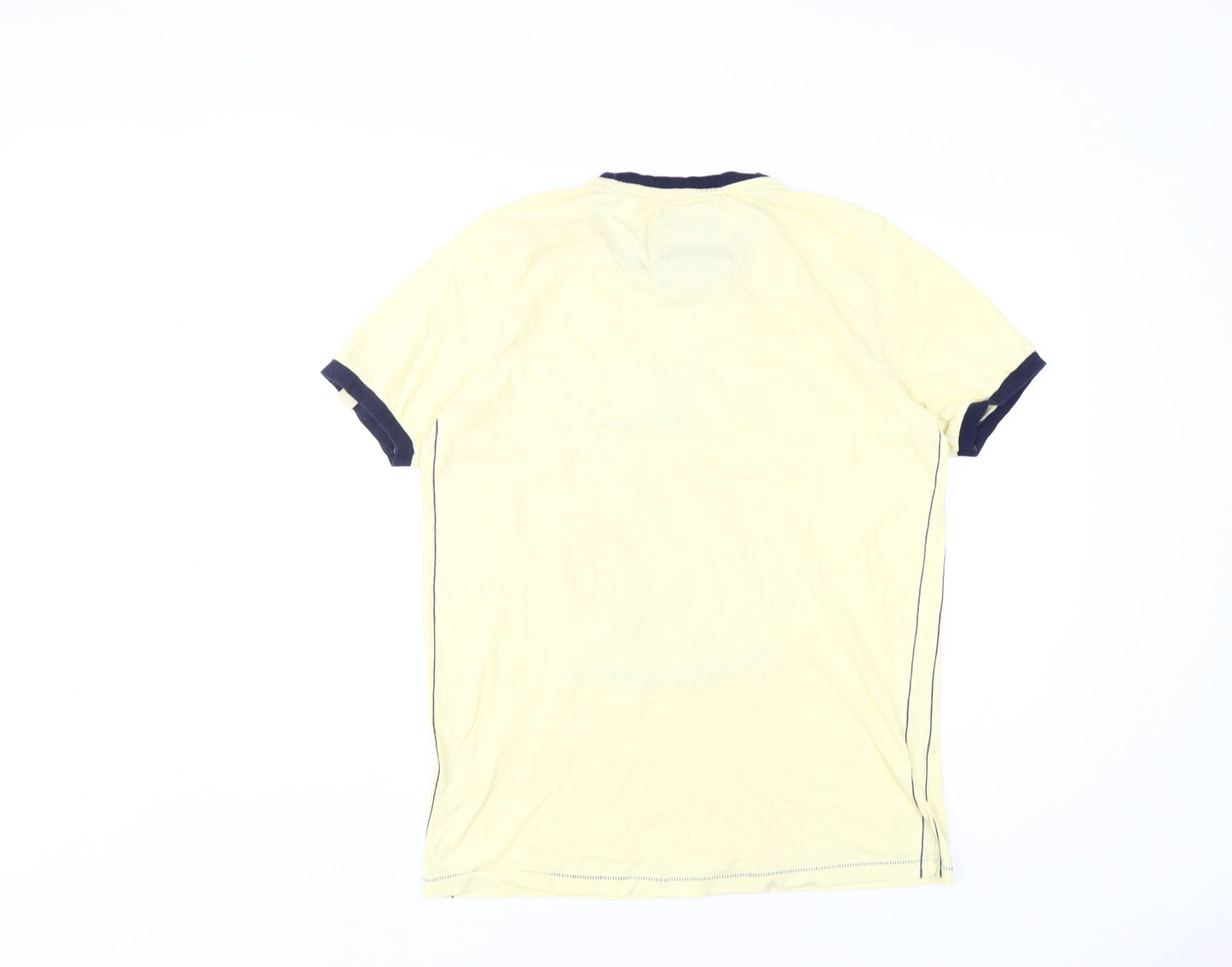 Tokyo Laundry Men's Yellow Graphic Print T-Shirt, Size L