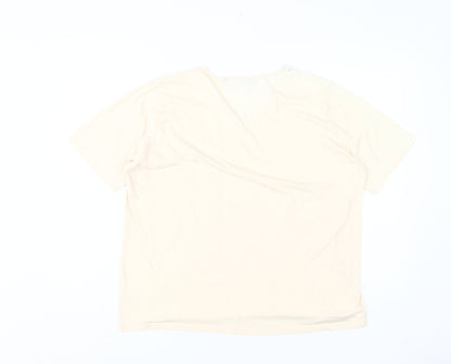 Womens UK Size L Honor Millburn Beige  T-Shirt