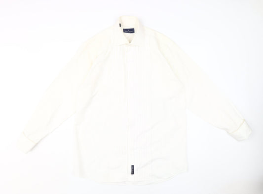 Mens UK Collar Size 15.5 Daniel Hechter Smart White  Dress Shirt