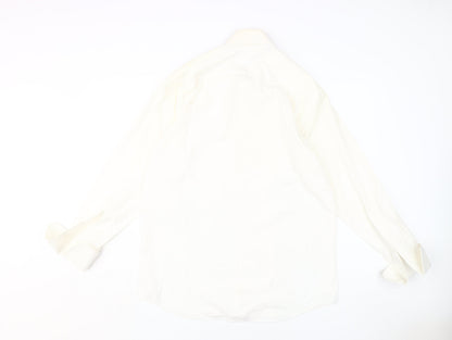 Mens UK Collar Size 15.5 Daniel Hechter Smart White  Dress Shirt
