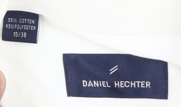 Mens UK Collar Size 15.5 Daniel Hechter Smart White  Dress Shirt