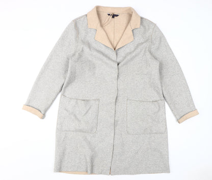Marks and Spencer Women's Grey Overcoat Size 10