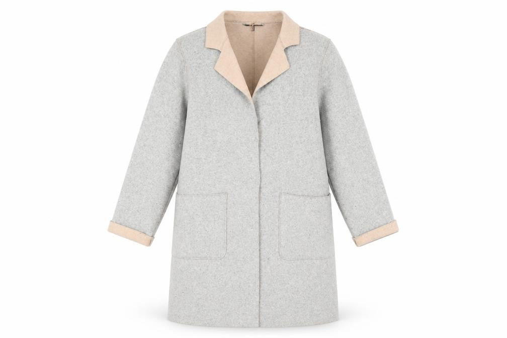 Marks & Spencer Women's Grey Overcoat Size 10