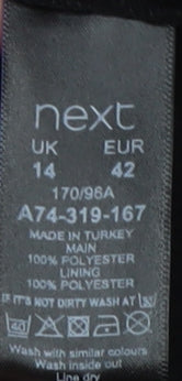 Next Women Multicoloured A-Line Midi Dress Size 14