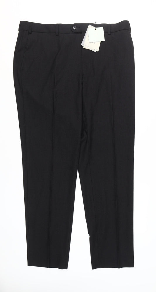 Envee Men's Black Dress Pants 38L