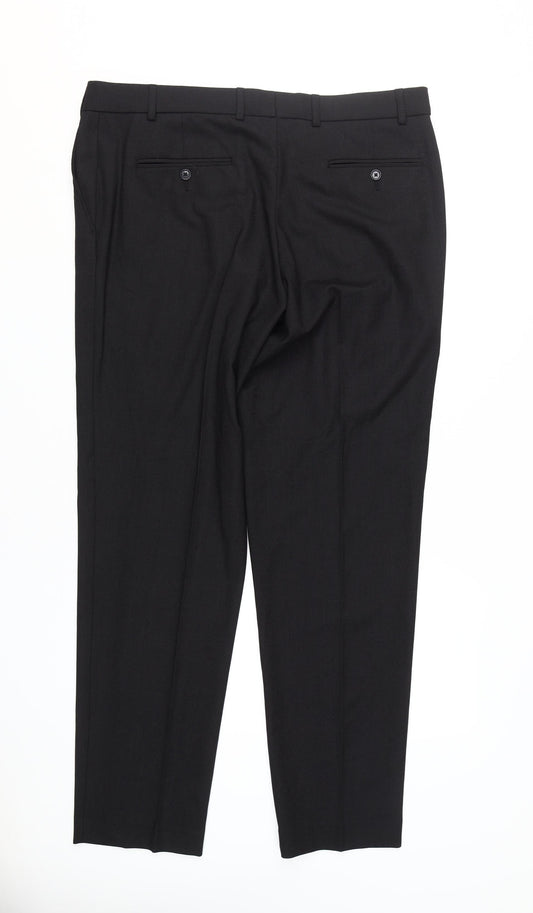 Envee Men's Black Dress Pants 38L