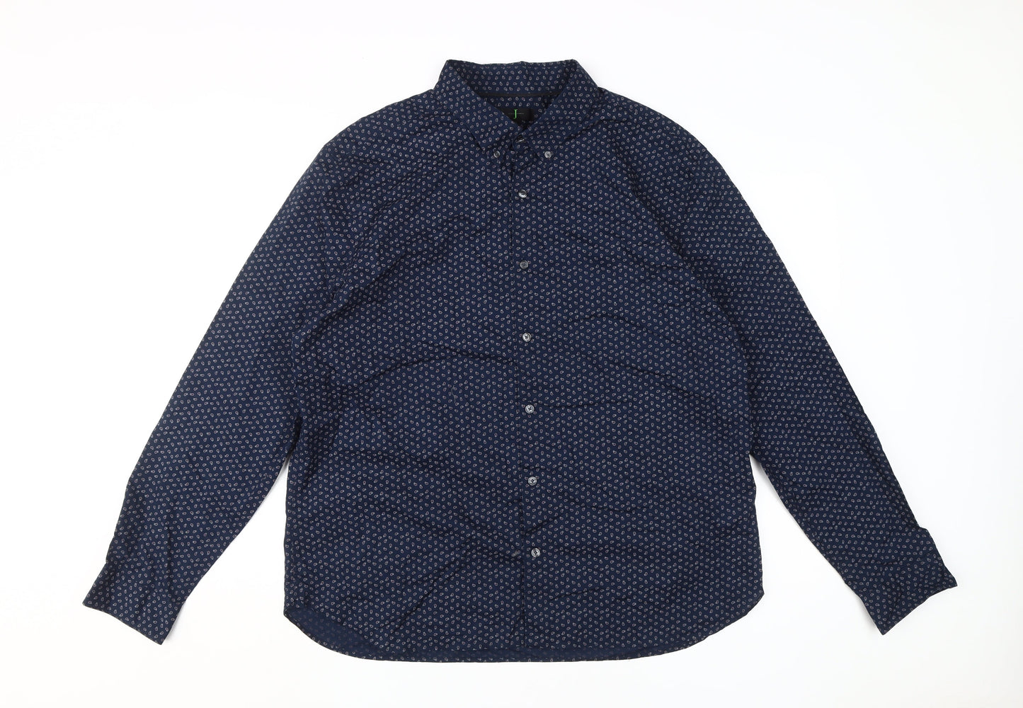 Mens UK Collar Size XL Jasper Conran Smart Blue  Dress Shirt