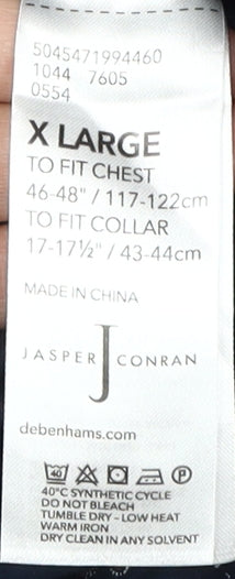 Mens UK Collar Size XL Jasper Conran Smart Blue  Dress Shirt