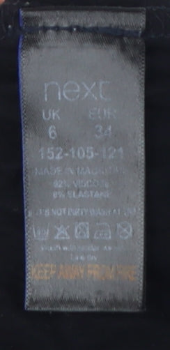 Next Women's Black Jumpsuit, Size 6, Elastic Waist