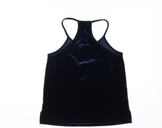 Gap Women's Black Velvet Tank Top XS