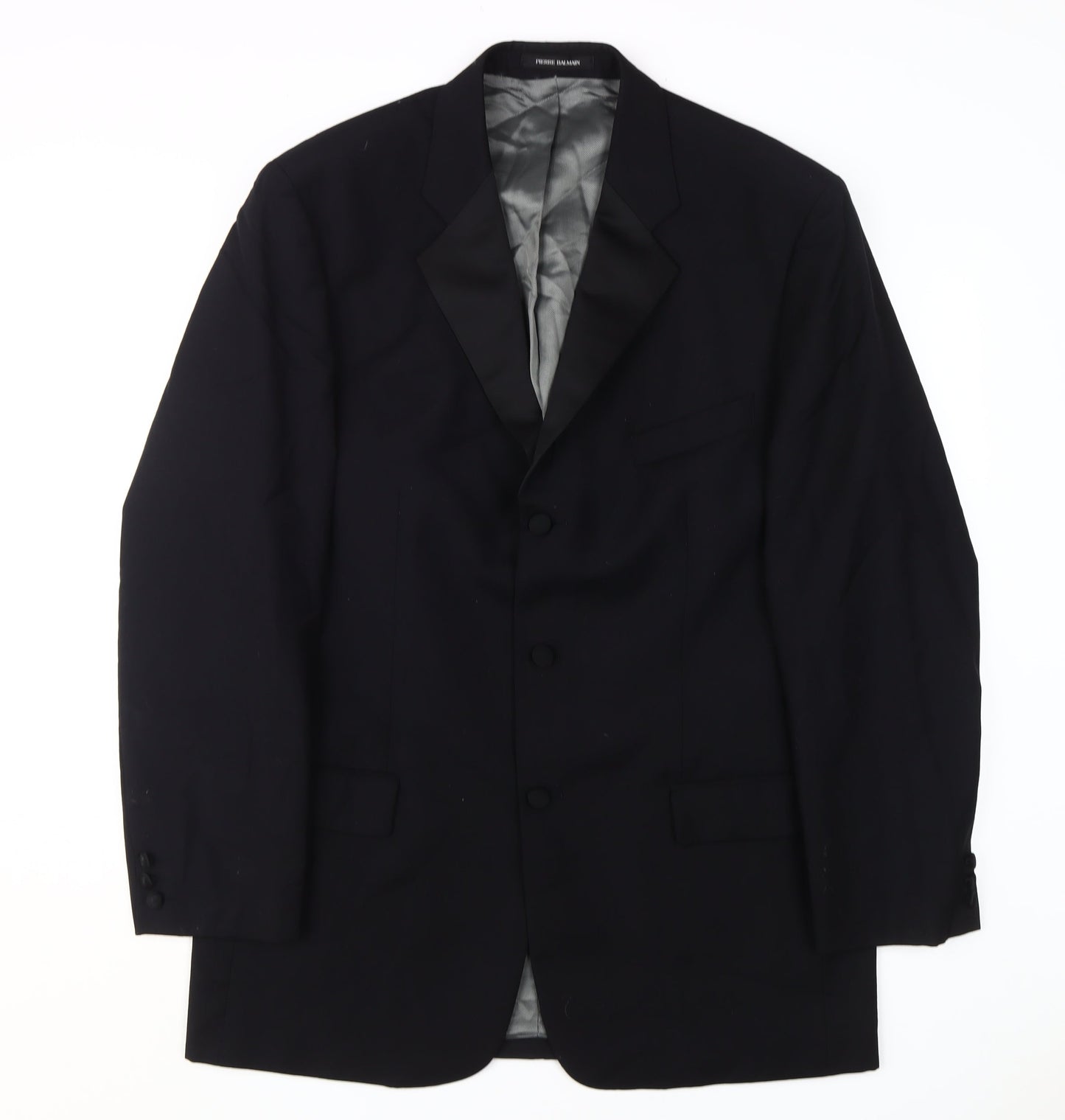 Mens UK Size 42 Pierre Balmain Regular Black Suit Jacket