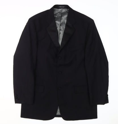 Mens UK Size 42 Pierre Balmain Regular Black Suit Jacket