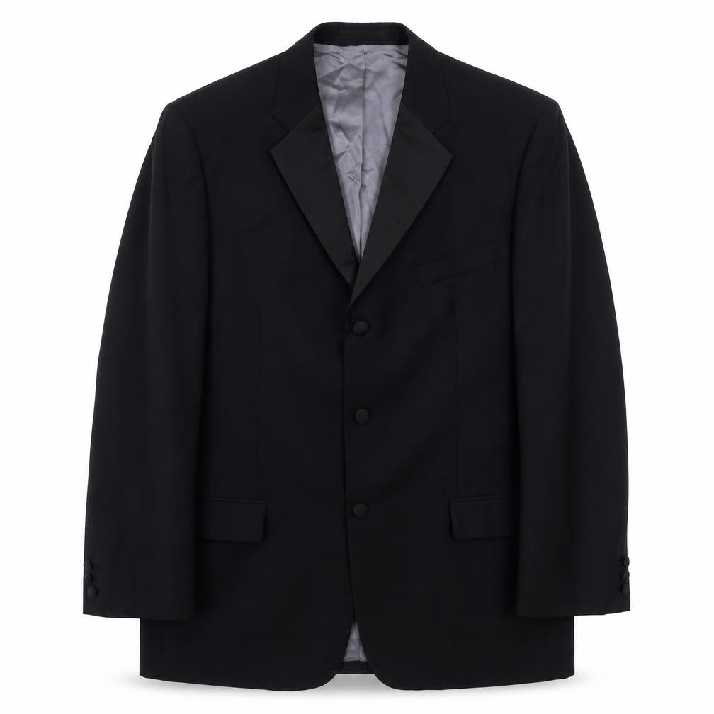 Mens UK Size 42 Pierre Balmain Regular Black Suit Jacket