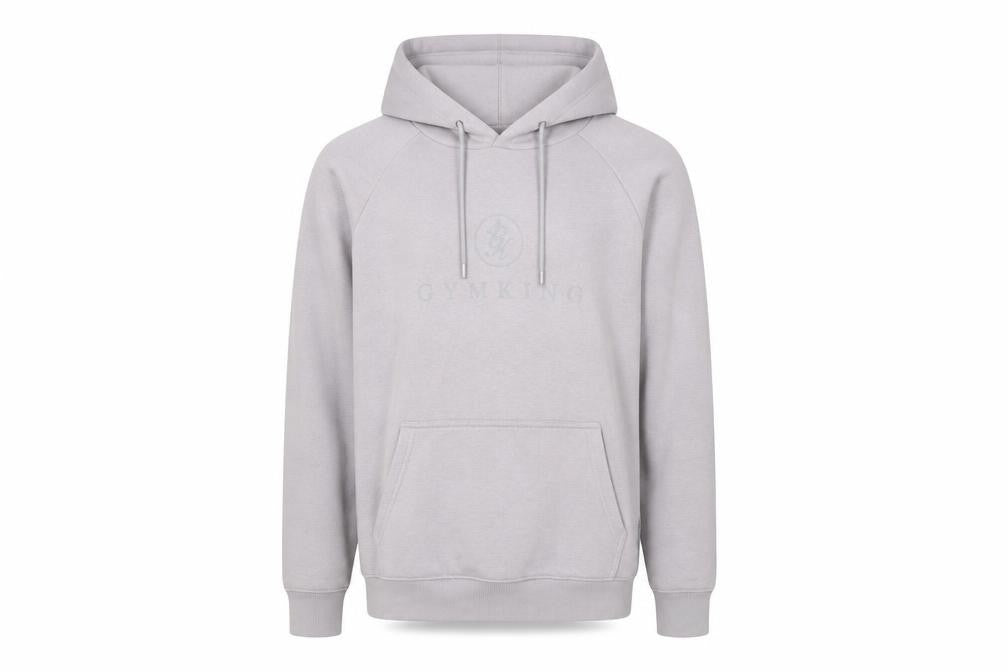 Mens UK Size S Gym King Grey Pullover Hoodie