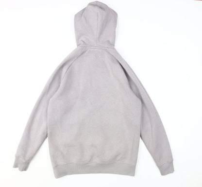 Mens UK Size S Gym King Grey Pullover Hoodie