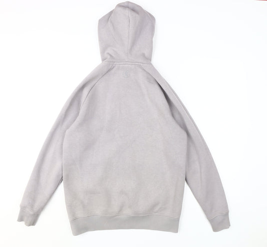 Mens UK Size S Gym King Grey Pullover Hoodie