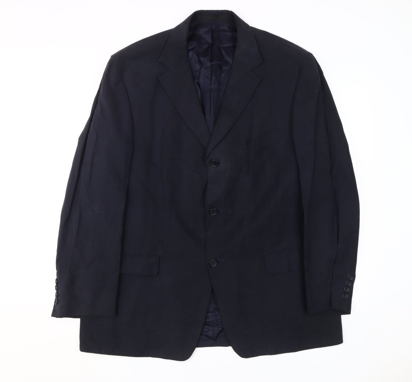 Mens UK Size 44 Marks and Spencer Regular Blue Suit Jacket