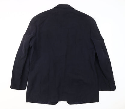 Mens UK Size 44 Marks and Spencer Regular Blue Suit Jacket