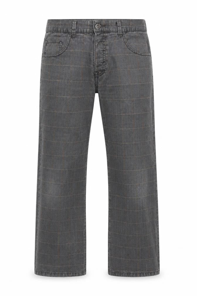 Mens UK Size 36 NEXT Regular Fit Straight Grey Jeans