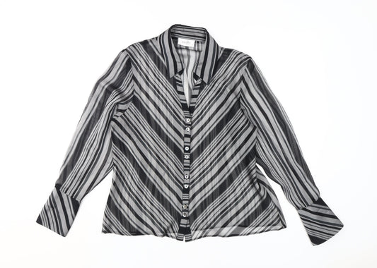 Womens UK Size 14 Wallis Multicoloured  Button-Up