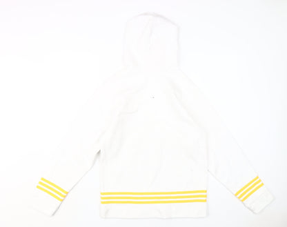 Adidas Women's White Pullover Hoodie L - Casual Sportswear