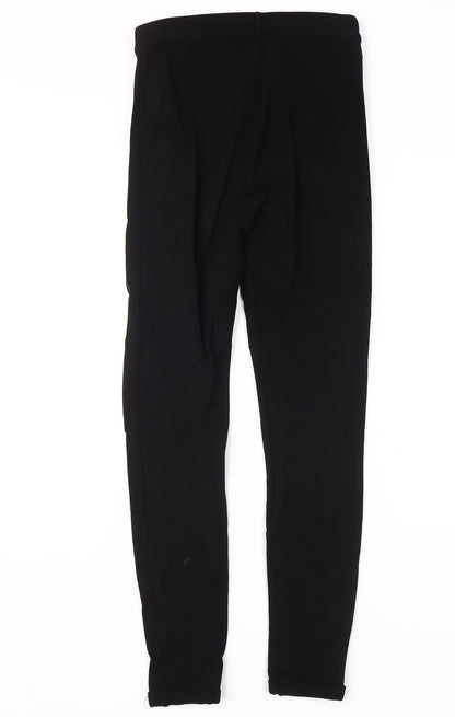 Womens UK Size 10 Topshop Slim Fit Jegging Black Trousers